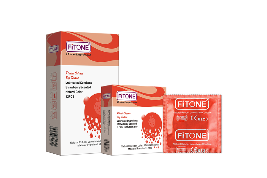 Презервативы FITONE Plaisin Intense с большими точками